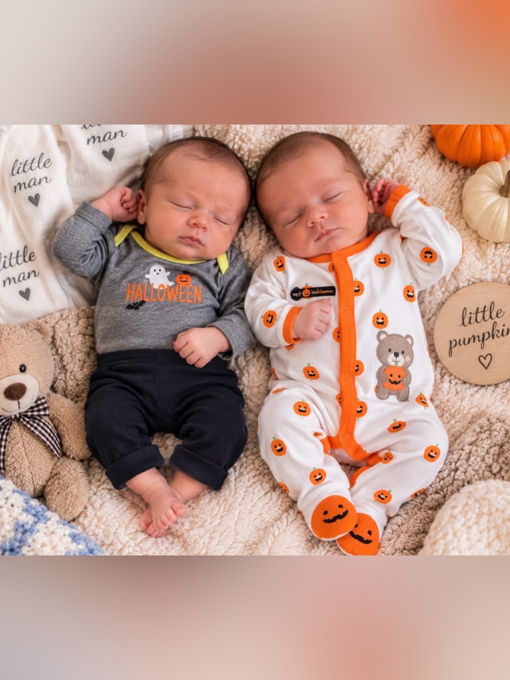 NWT Carter’s Newborn Halloween Onesie & 2pc Outfit